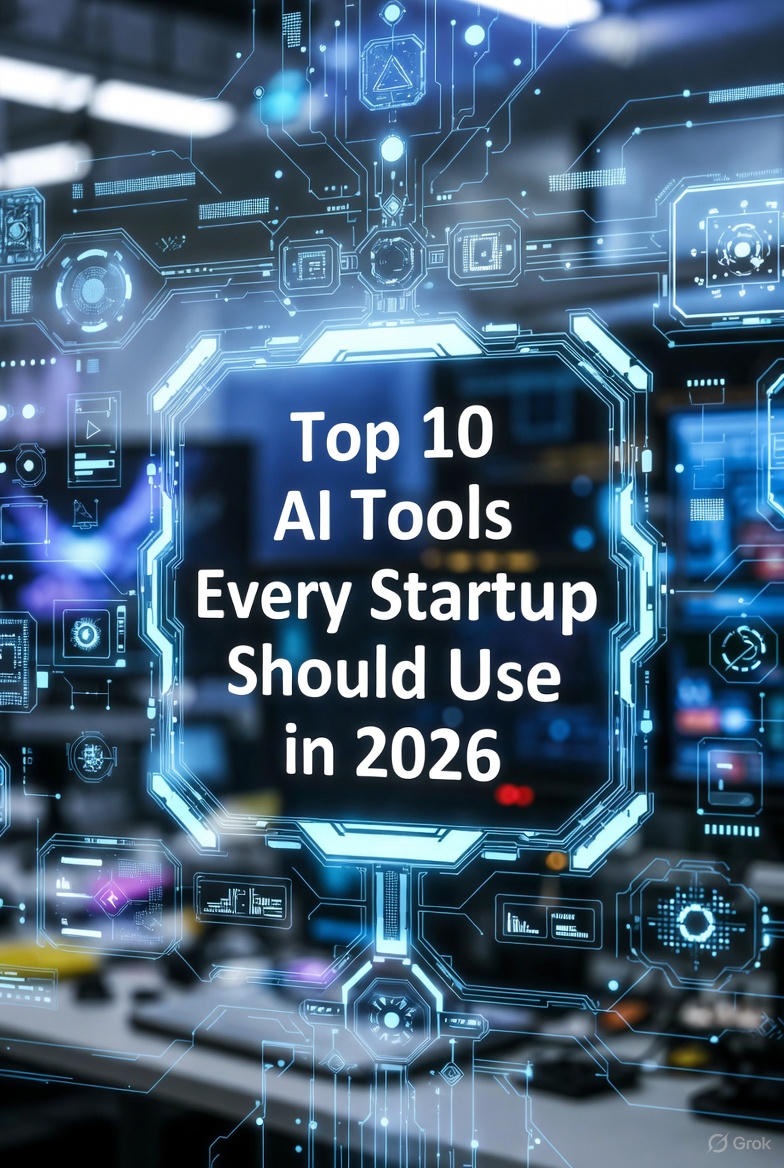 Top 10 AI Tools Every Startup Should Use in 2026